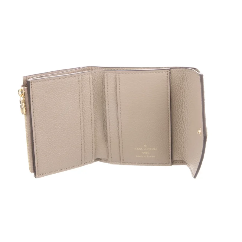 LOUIS VUITTON SMALL ZO?? WALLET BEIGE EMPREINTE LEATHER BRASS HARDWARE - Image 3