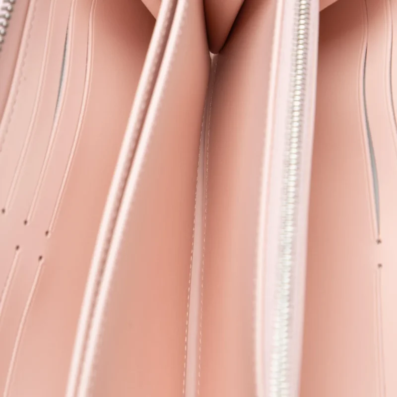 LOUIS VUITTON ZIPPY WALLET PINK MAHINA LEATHER SILVER HARDWARE - Image 3