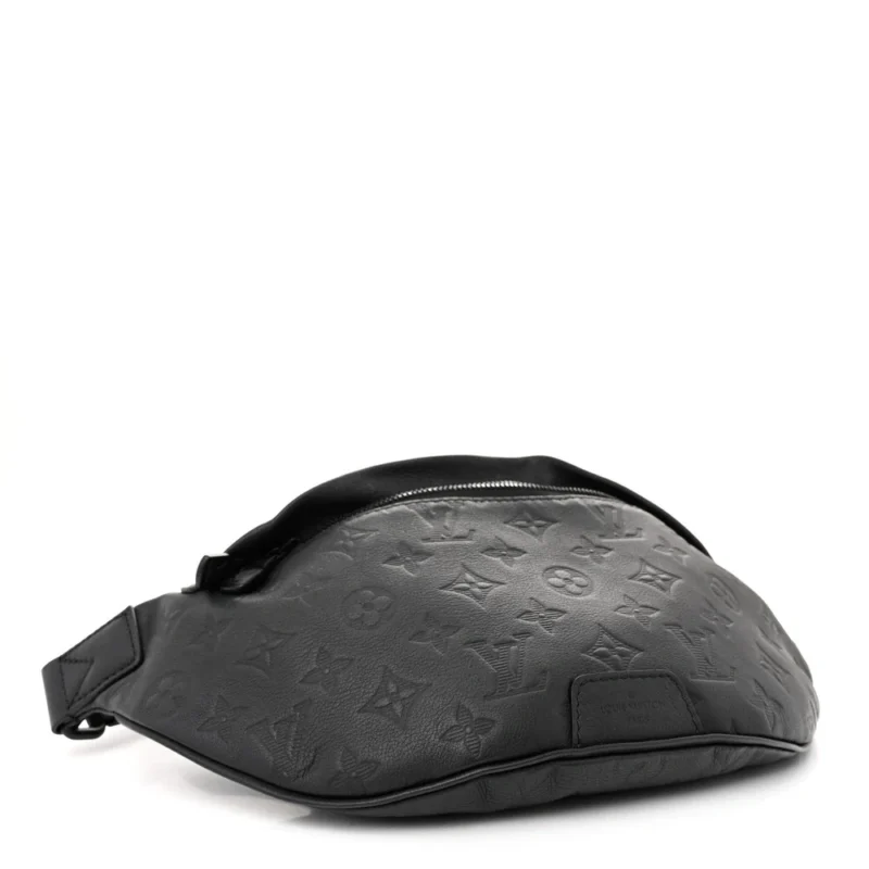 LOUIS VUITTON SHADOW DISCOVERY BUMBAG MM BLACK MONOGRAM CALFSKIN LEATHER BLACK HARDWARE - Image 6