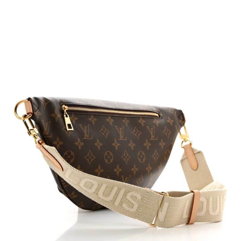 LOUIS VUITTON HIGH RISE BUMBAG PM MONOGRAM CANVAS GOLD HARDWARE - Image 2