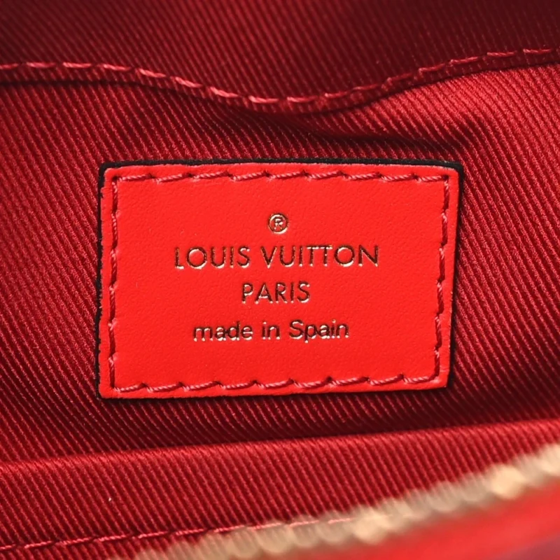 LOUIS VUITTON SAINTONGE PM COQUELICOT MONOGRAM CANVAS GOLD HARDWARE - Image 2