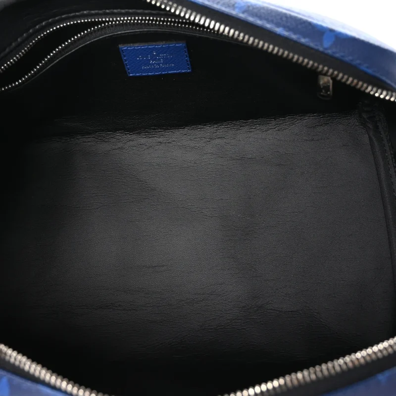 LOUIS VUITTON DOPP KIT TOILET POUCH PM COBALT TAIGARAMA LEATHER - Image 7