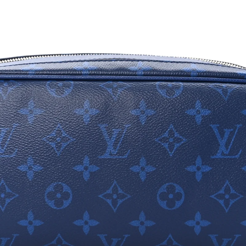 LOUIS VUITTON DOPP KIT TOILET POUCH PM COBALT TAIGARAMA LEATHER - Image 8