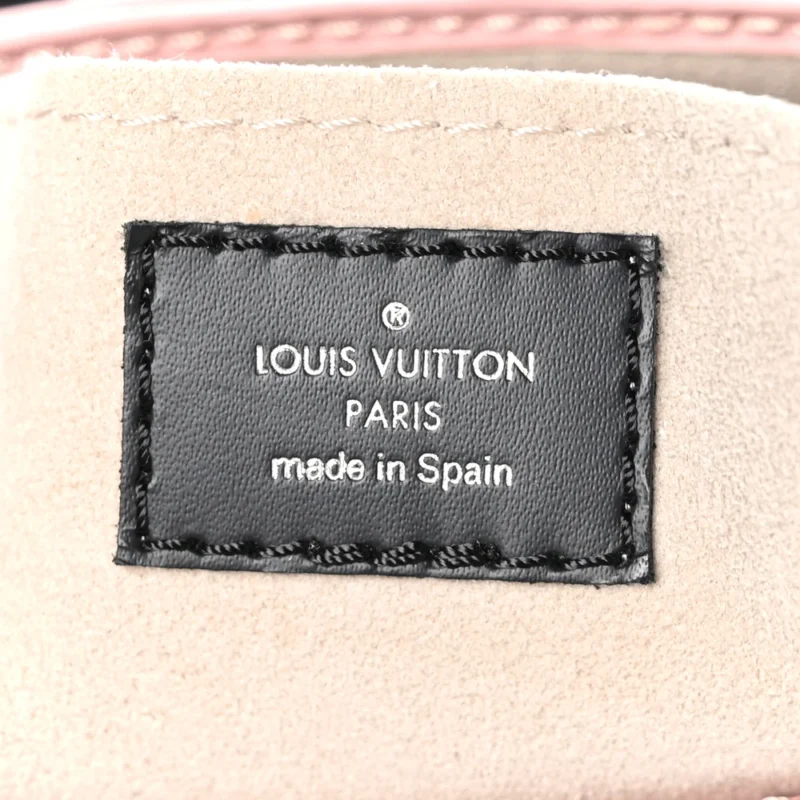 LOUIS VUITTON PETIT SAC PLAT PM ROSE BALLERINE EPI LEATHER SILVER HARDWARE - Image 2