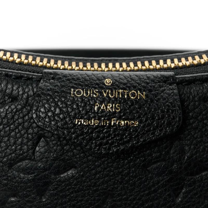 LOUIS VUITTON EASY POUCH ON STRAP PM BLACK EMPREINTE LEATHER GOLD HARDWARE - Image 2