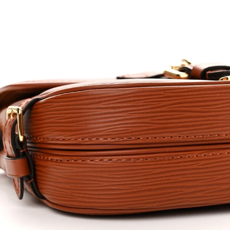 LOUIS VUITTON SAUMUR BB COGNAC EPI LEATHER BRASS HARDWARE - Image 5