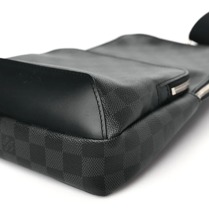 LOUIS VUITTON AVENUE SLING BACKPACK MM DAMIER GRAPHITE CANVAS SILVER HARDWARE - Image 5