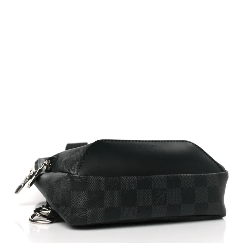 LOUIS VUITTON AVENUE SLING BACKPACK MM DAMIER GRAPHITE CANVAS SILVER HARDWARE - Image 6