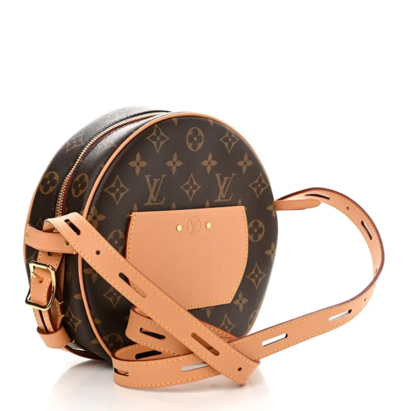 LOUIS VUITTON BOITE CHAPEAU SOUPLE MM MONOGRAM CANVAS GOLD HARDWARE - Image 3