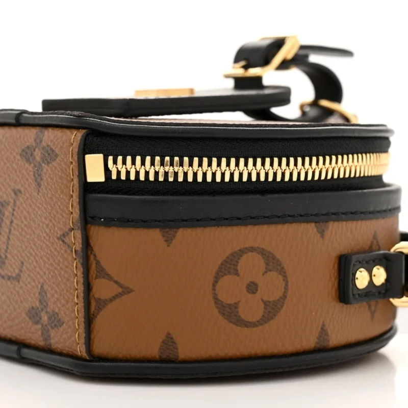 LOUIS VUITTON BO?TE CHAPEAU BB REVERSE MONOGRAM CANVAS GOLD HARDWARE - Image 5