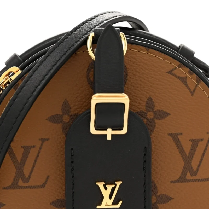 LOUIS VUITTON BO?TE CHAPEAU BB REVERSE MONOGRAM CANVAS GOLD HARDWARE - Image 8
