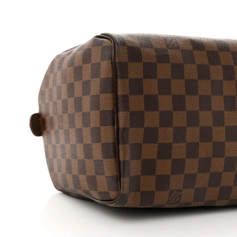 LOUIS VUITTON SPEEDY 30 DAMIER EBENE CANVAS GOLD HARDWARE - Image 4