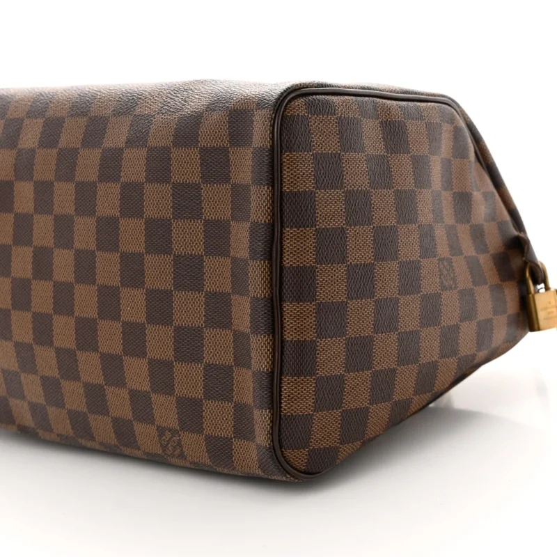 LOUIS VUITTON SPEEDY 30 DAMIER EBENE CANVAS GOLD HARDWARE - Image 5