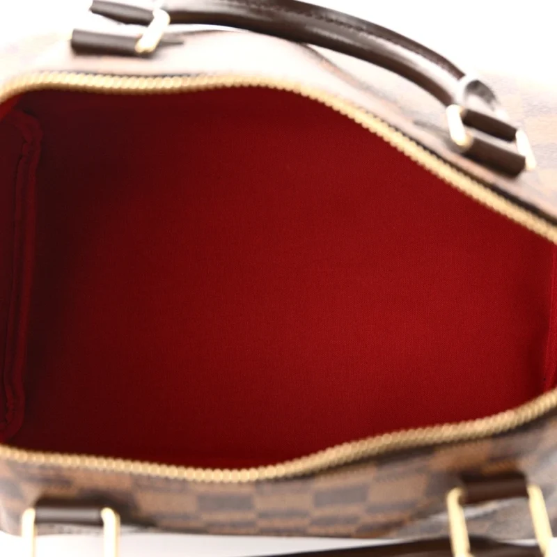 LOUIS VUITTON SPEEDY 30 DAMIER EBENE CANVAS GOLD HARDWARE - Image 7