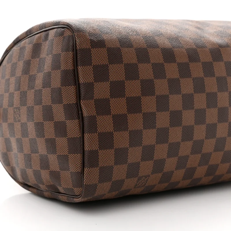 LOUIS VUITTON SPEEDY 30 DAMIER EBENE CANVAS BRASS HARDWARE - Image 4