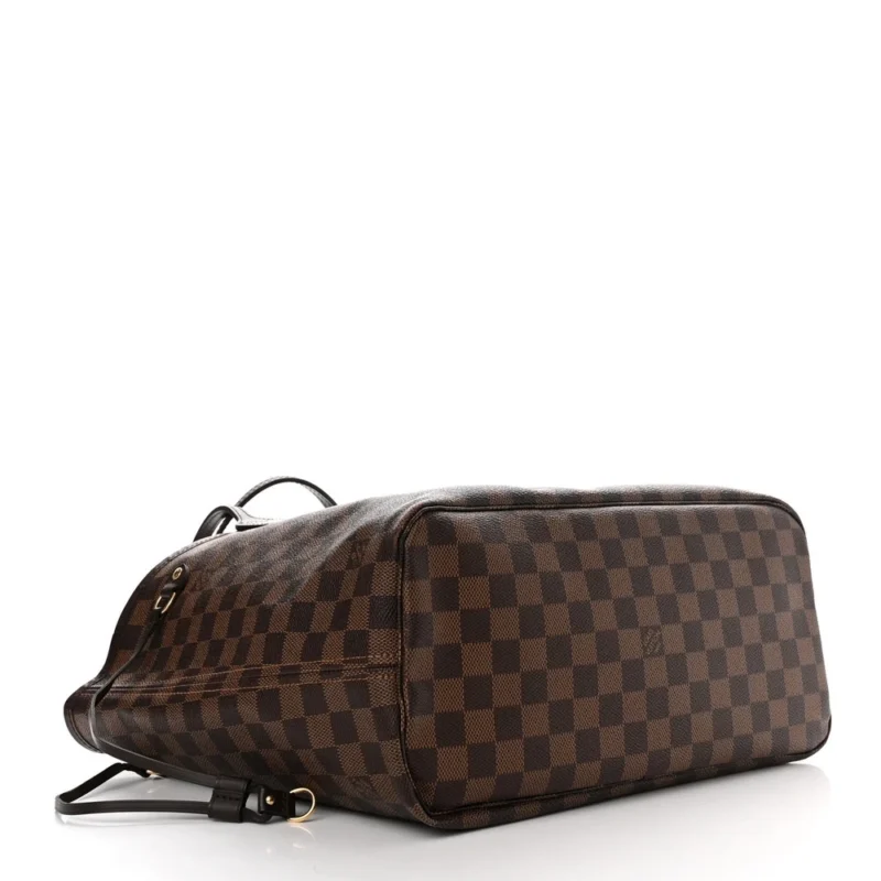 LOUIS VUITTON NEO NEVERFULL MM DAMIER EBENE CANVAS ROSE BALLERINE INTERIOR - Image 6
