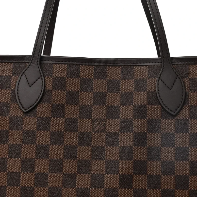 LOUIS VUITTON NEO NEVERFULL MM DAMIER EBENE CANVAS ROSE BALLERINE INTERIOR - Image 8