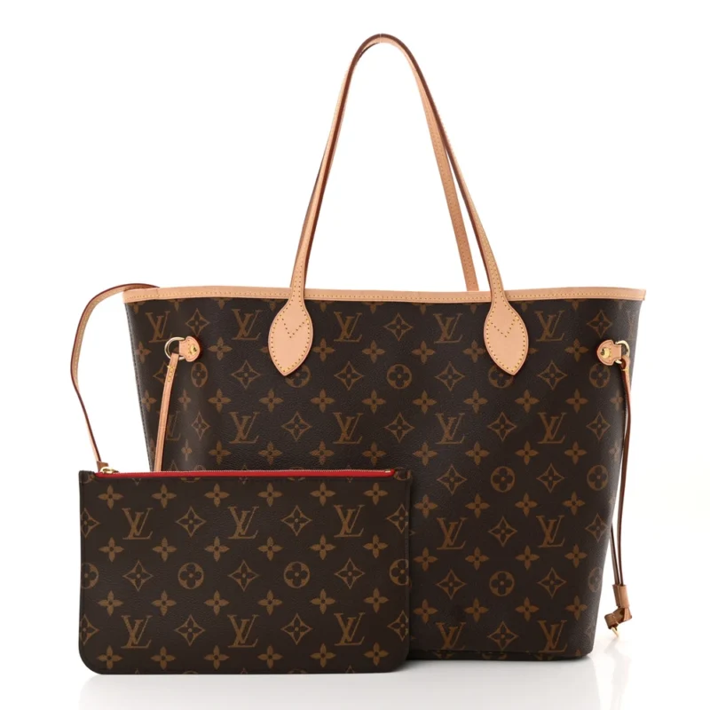 LOUIS VUITTON NEO NEVERFULL MM MONOGRAM CANVAS CHERRY INTERIOR GOLD HARDWARE - Image 2