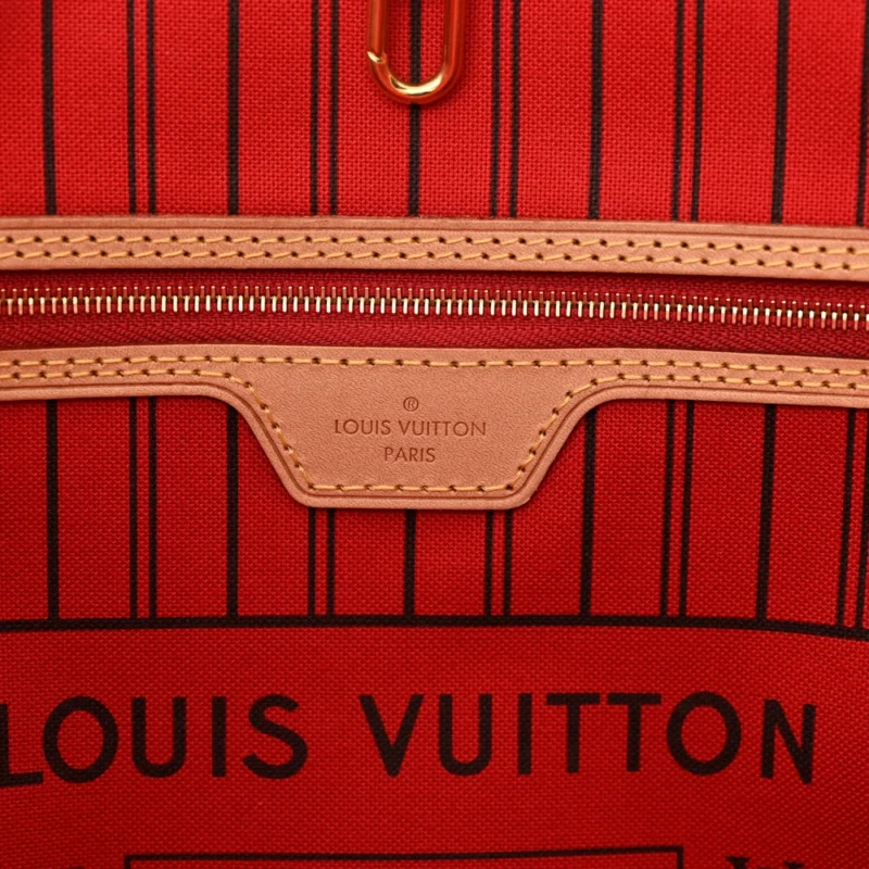 LOUIS VUITTON NEO NEVERFULL MM MONOGRAM CANVAS CHERRY INTERIOR GOLD HARDWARE - Image 3