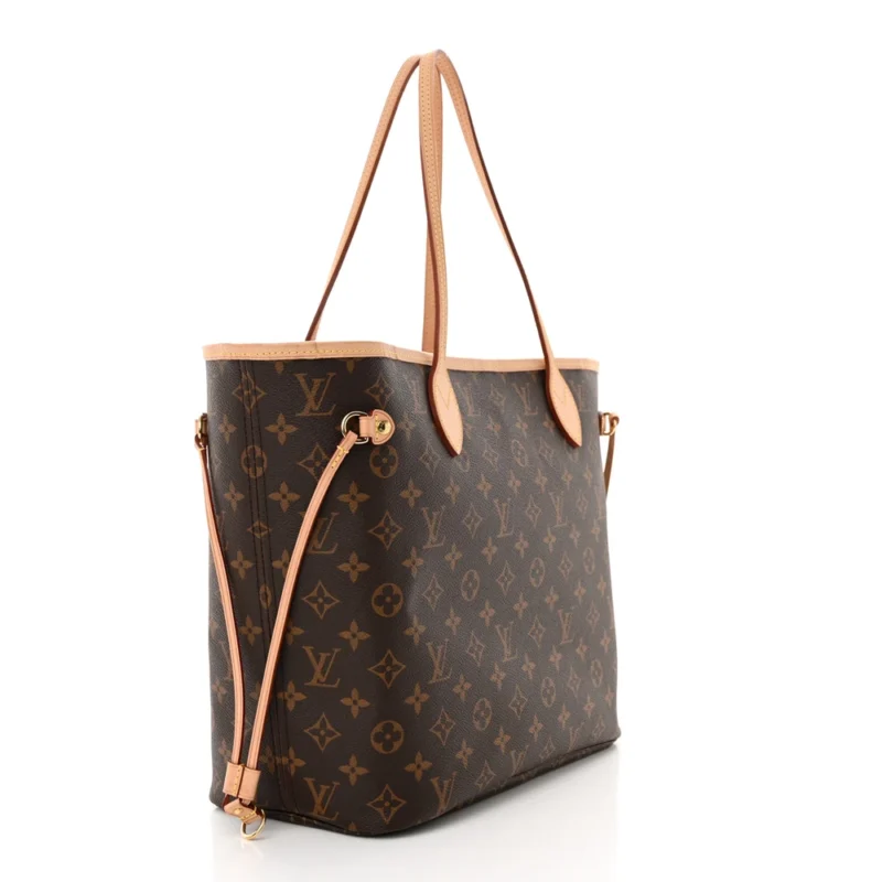 LOUIS VUITTON NEO NEVERFULL MM MONOGRAM CANVAS CHERRY INTERIOR GOLD HARDWARE - Image 4
