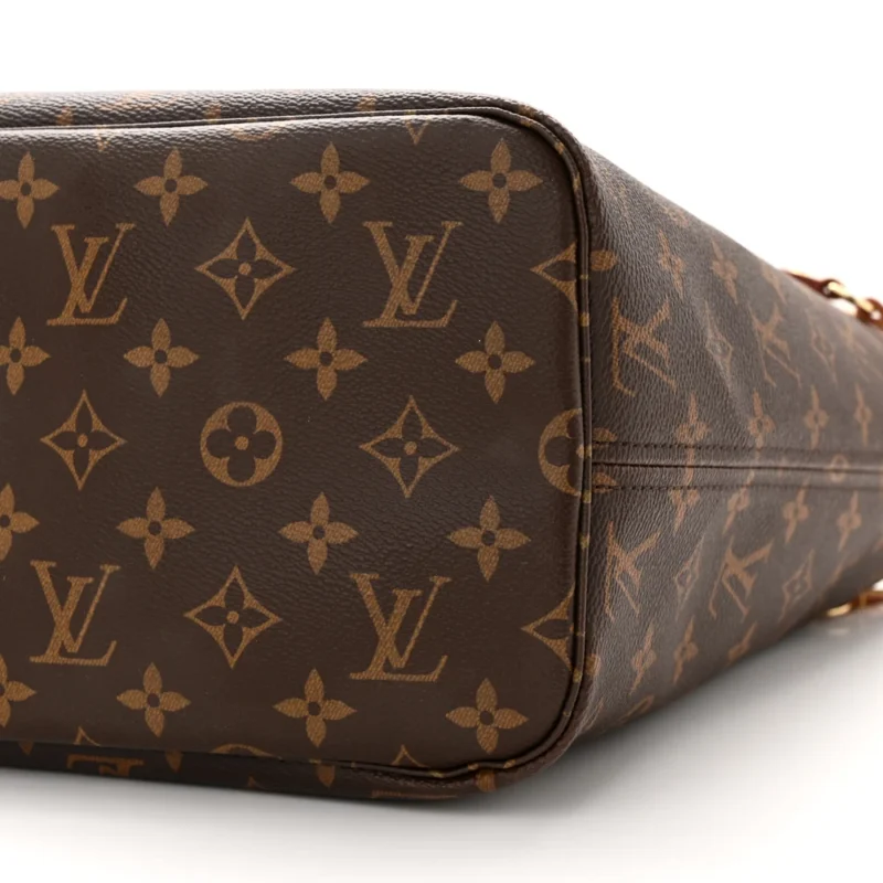 LOUIS VUITTON NEO NEVERFULL MM MONOGRAM CANVAS CHERRY INTERIOR GOLD HARDWARE - Image 6