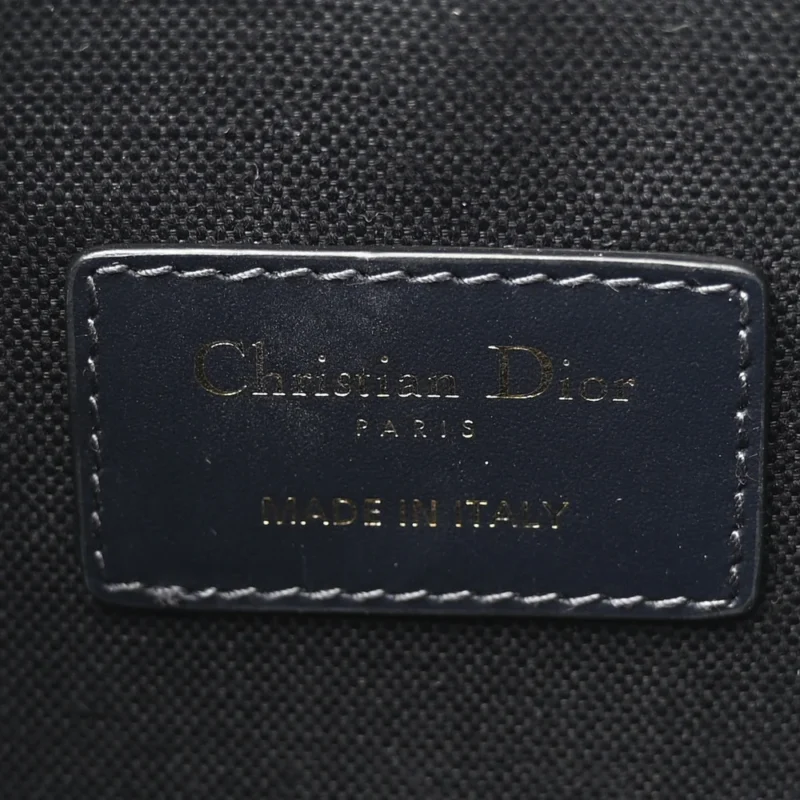 DIOR MEDIUM C??EST DIOR BUCKET BAG BLUE OBLIQUE CANVAS & CANNAGE CALFSKIN LEATHER GOLD HARDWARE - Image 2