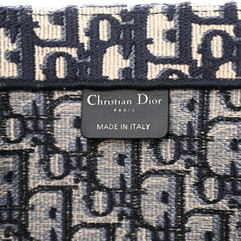 DIOR LARGE BOOK TOTE BLUE MULTICOLOR OBLIQUE CANVAS - Image 2
