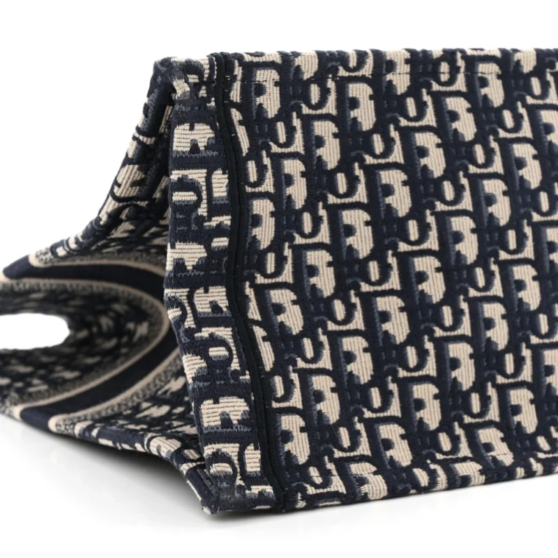 DIOR LARGE BOOK TOTE BLUE MULTICOLOR OBLIQUE CANVAS - Image 4