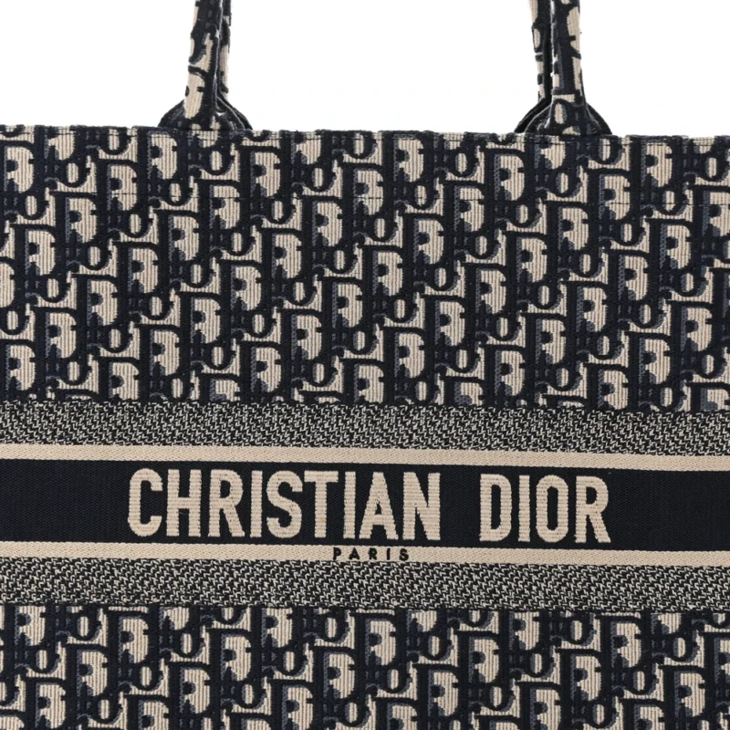 DIOR LARGE BOOK TOTE BLUE MULTICOLOR OBLIQUE CANVAS - Image 7