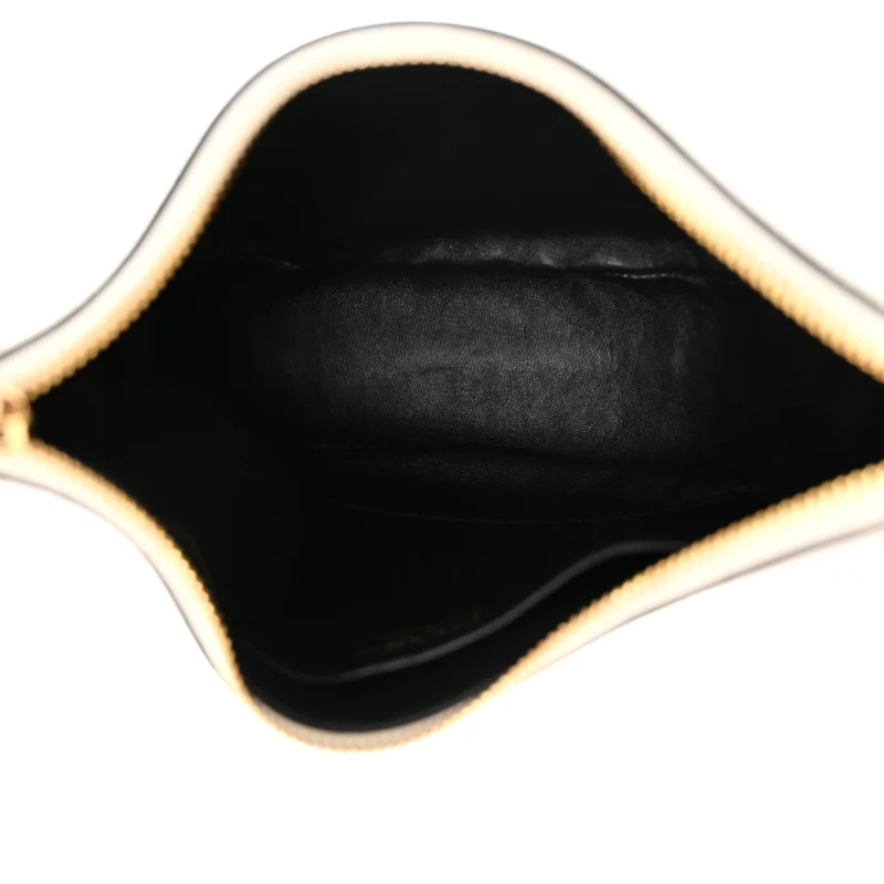 PRADA MEDIUM ARQUE SHOULDER BAG WHITE SOFT CALFSKIN LEATHER GOLD HARDWARE - Image 7