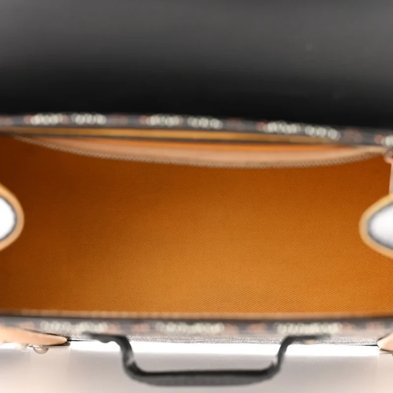 GOYARD SAIGON PM BLACK GOYARDINE CANVAS SILVER HARDWARE - Image 7