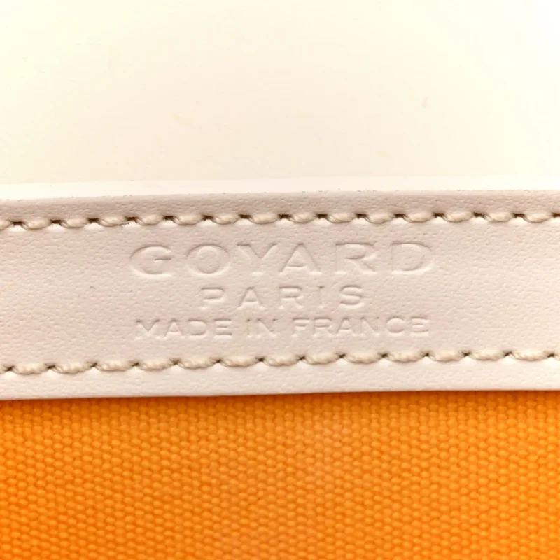 GOYARD MINI SAIGON STRUCTURED WHITE GOYARDINE CANVAS - Image 2