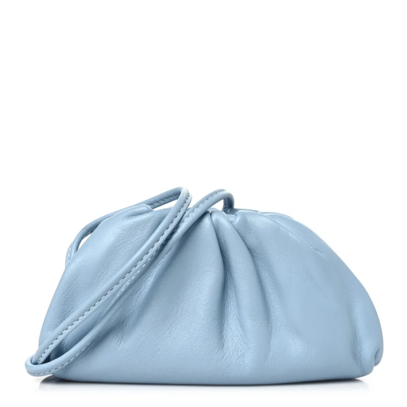 BOTTEGA VENETA MINI COIN PURSE ICE BUTTER CALFSKIN LEATHER