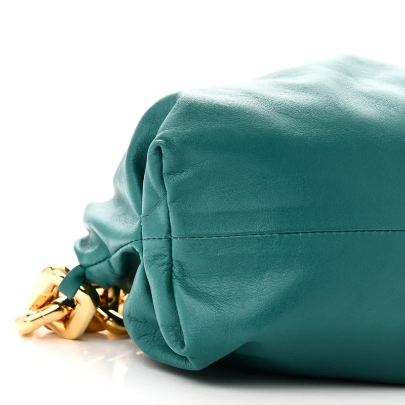 BOTTEGA VENETA MEDIUM THE POUCH CHAIN MALLARD CALFSKIN LEATHER - Image 5