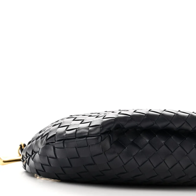 BOTTEGA VENETA MEDIUM INTRECCIATO SARDINE WITH CHAIN BAG SPACE NAPPA LEATHER GOLD HARDWARE - Image 4