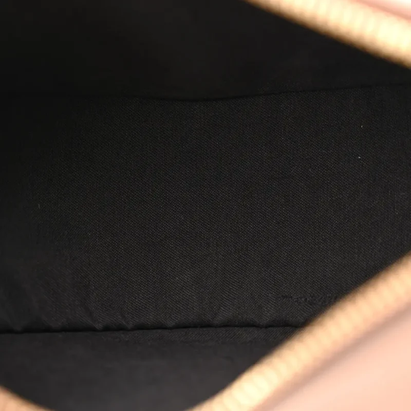 FENDI MINI FENDIGRAPHY HOBO BAG BRANDY MATTE GRACE VITELLO LEATHER GOLD HARDWARE - Image 7