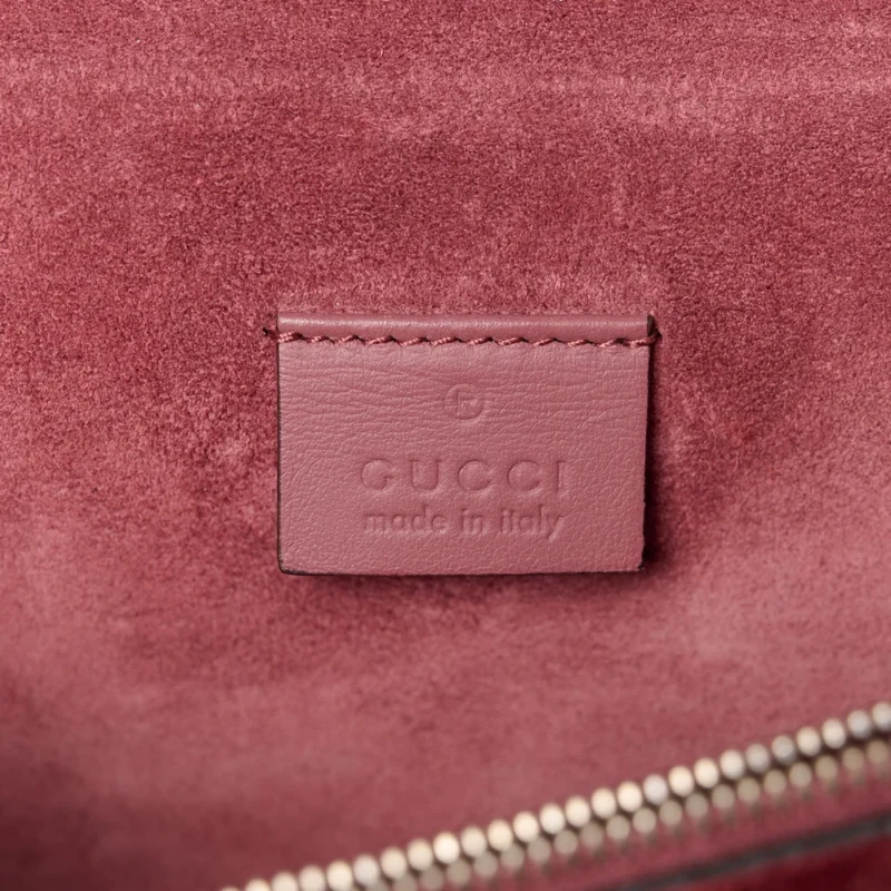 GUCCI SMALL BLOOMS DIONYSUS SHOULDER BAG BEIGE MULTICOLOR / DRY ROSE GG SUPREME MONOGRAM CANVAS AGED SILVER HARDWARE - Image 2
