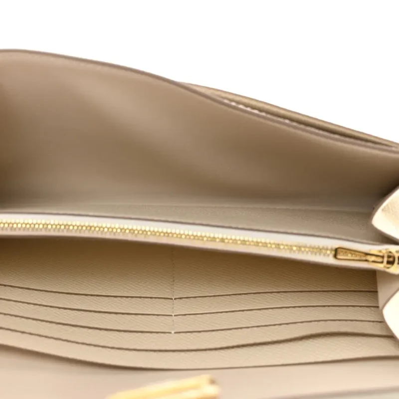 HERMERS CONSTANCE WALLET TO GO BETON EVERCOLOR LEATHER GOLD HARDWARE - Image 7