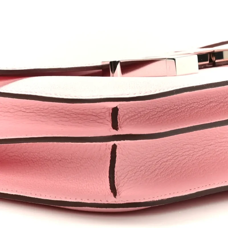 HERM??S CONSTANCE 18 ROSE SAKURA CH??VRE MYSORE LEATHER SILVER HARDWARE - Image 5
