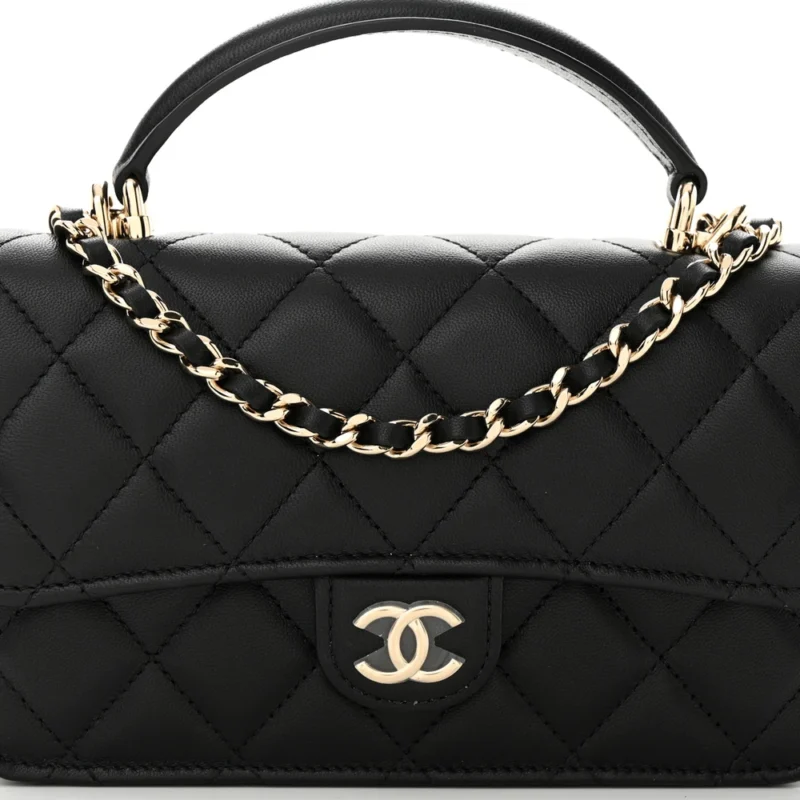 CHANEL PHONE HOLDER | LUXURY GRADE HANDBAGS - Image 8