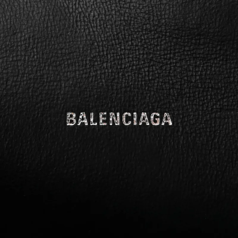 BALENCIAGA XS HOURGLASS TOP HANDLE BAG SILVER SPARKLING FABRIC SILVER HARDWARE - Image 2