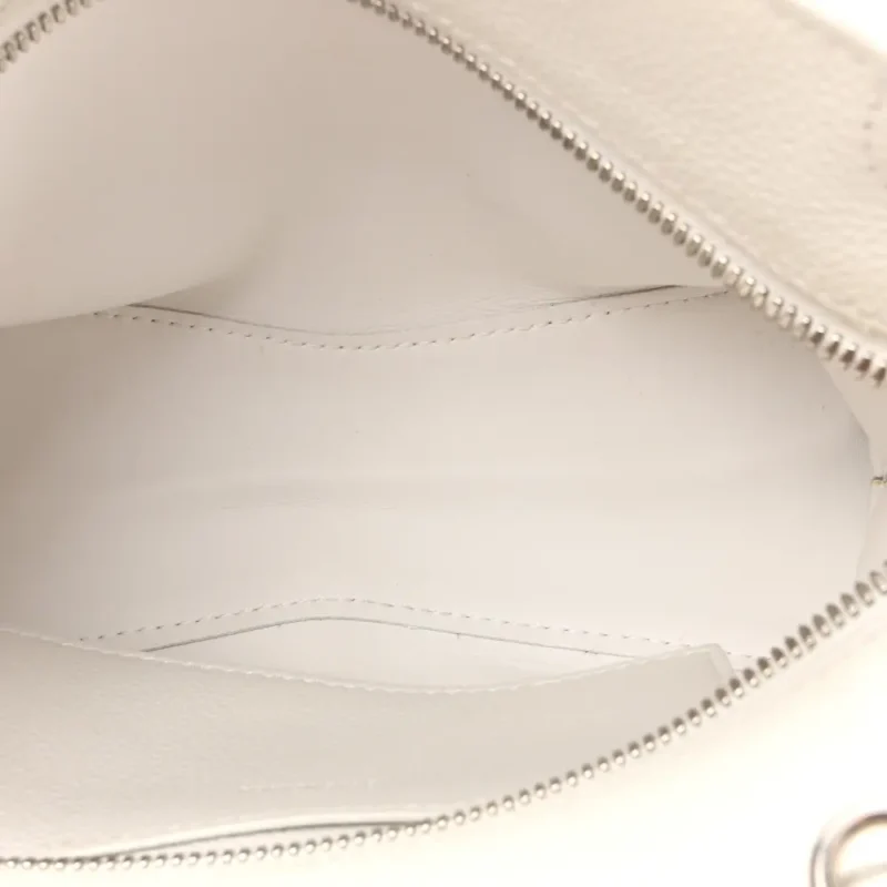 BALENCIAGA S NEO CLASSIC CITY BAG CHALKY WHITE GRAINED CALFSKIN LEATHER SILVER HARDWARE - Image 7