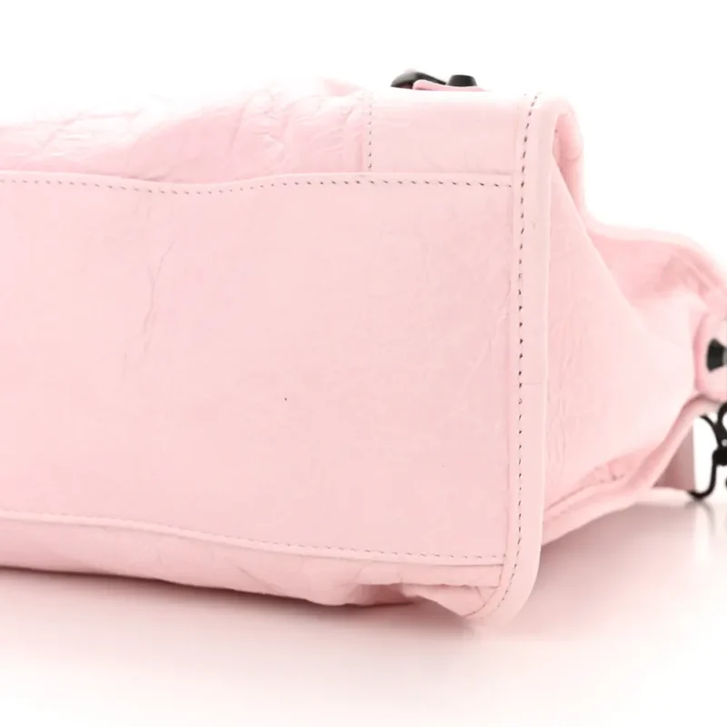BALENCIAGA MEDIUM LE CITY LIGHT PINK ARENA STORICO LEATHER INCOGNITO HARDWARE - Image 4