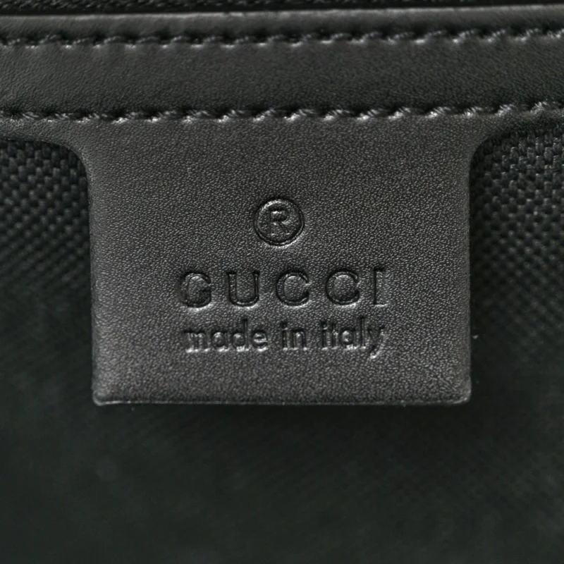 GUCCI LARGE CARRY-ON DUFFLE BAG BLACK/GREY SOFT GG SUPREME MONOGRAM CANVAS & APPIA CALFSKIN LEATHER - Image 2