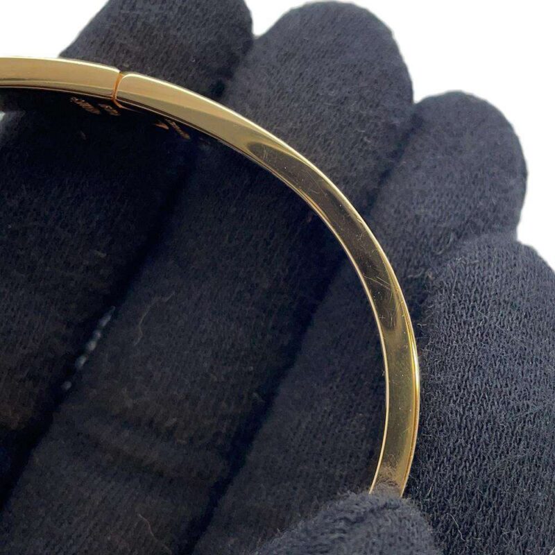 HERMES CLIC CRACK SIZE PM MARONG RASSEH700001F GOLD PLATED ENAMEL - Image 6