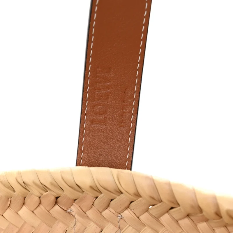 LOEWE BASKET TOTE BAG SMALL NATURAL/TAN RAFFIA - Image 2