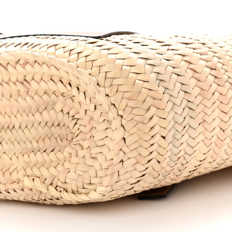 LOEWE BASKET TOTE BAG SMALL NATURAL/TAN RAFFIA - Image 5