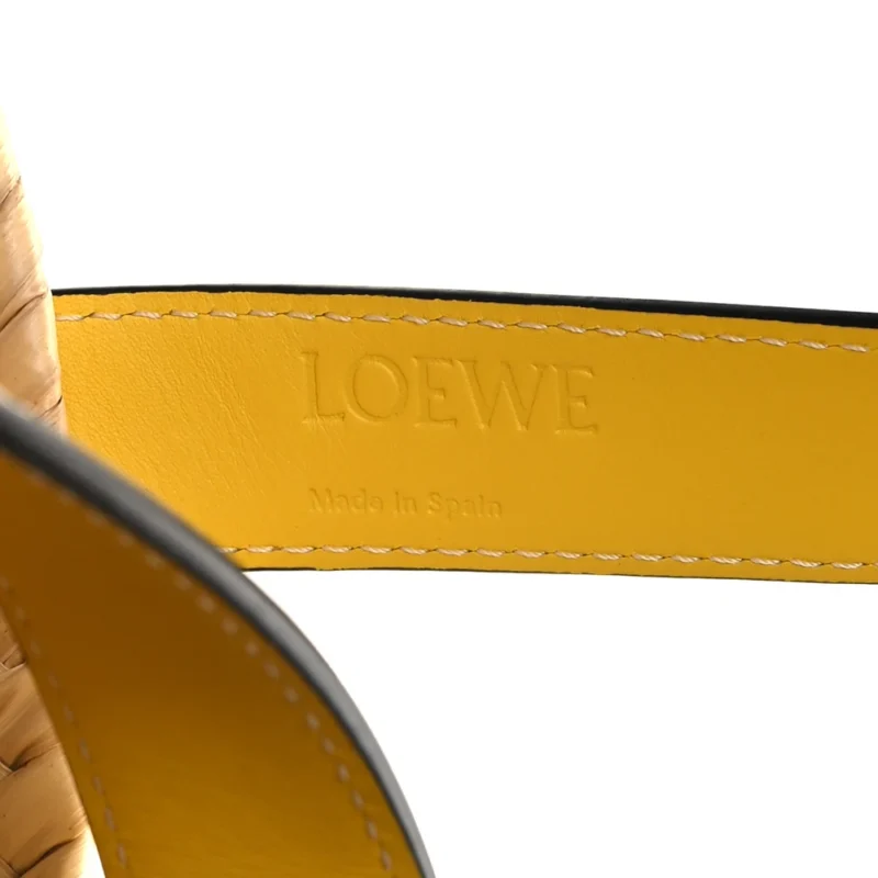 LUSHENTIC LOEWE BASKET TOTE BAG | LUXE RAFFIA LEATHER - Image 2