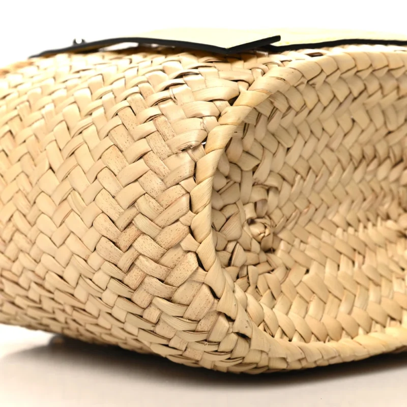 LUSHENTIC LOEWE BASKET TOTE BAG | LUXE RAFFIA LEATHER - Image 4