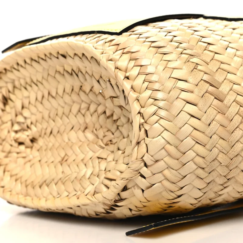 LUSHENTIC LOEWE BASKET TOTE BAG | LUXE RAFFIA LEATHER - Image 5